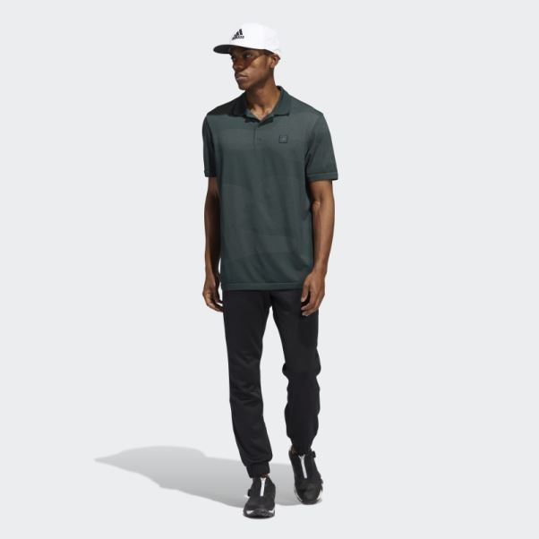 Polo Adidas Go-to Sans Coutures Vert