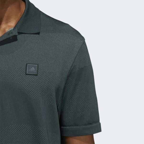 Polo Adidas Go-to Sans Coutures Vert