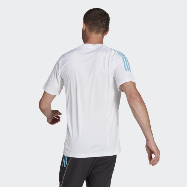 Maillot Graphique Tiro 23 Pro Manches Courtes Blanc Adidas