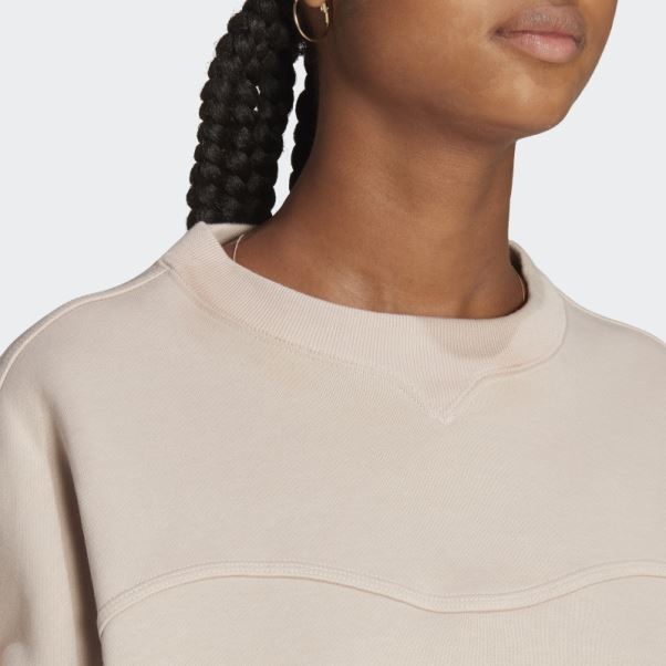 Sweat Molleton Taupe Adidas