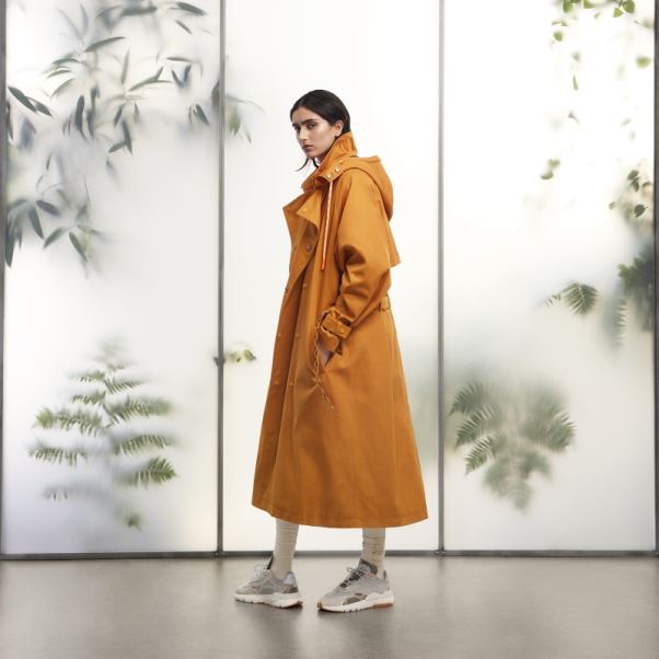 Manteau à Capuche En Sergé Deux-en-un Adidas Orange Focus (tous Genres)