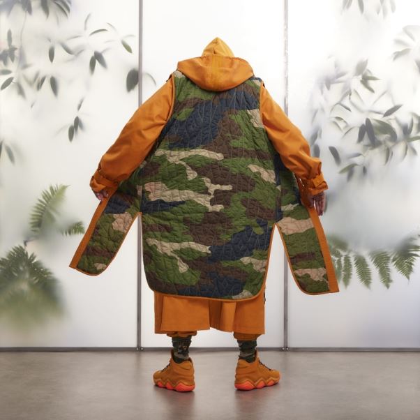Manteau à Capuche En Sergé Deux-en-un Adidas Focus Orange (tous Genres)