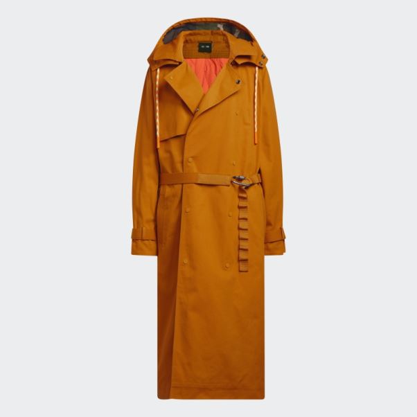 Manteau à Capuche En Sergé Deux-en-un Adidas Focus Orange (tous Genres)
