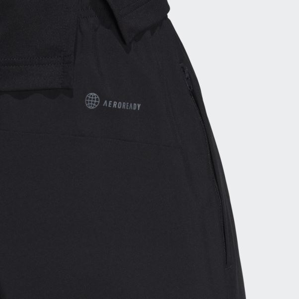 Pantalon Adidas Alphastrength Zip Tissé Noir