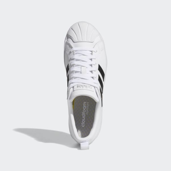 Adidas Streetcheck Cloudfoam Court Low Chaussures Blanches