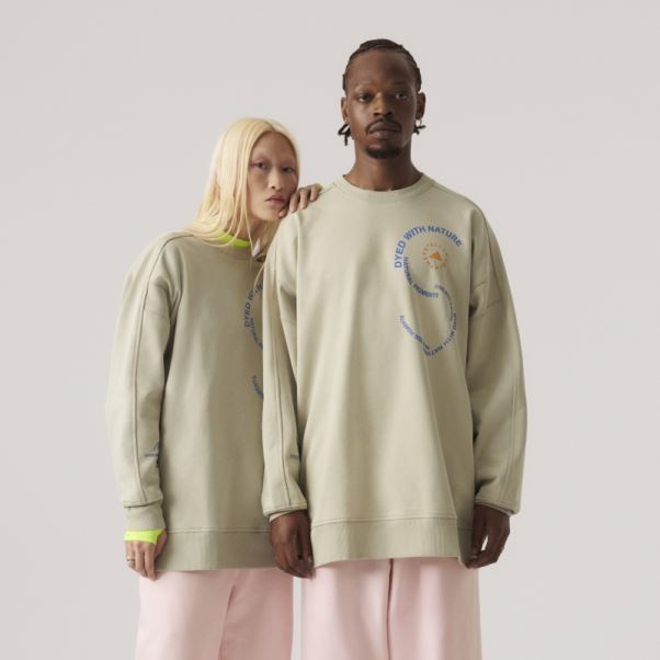 F Lime Adidas By Stella Mccartney Sweat-shirt Sportswear (neutre) Chaud