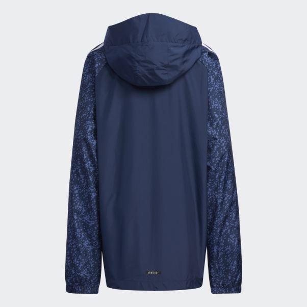 Survêtement Bleu Marine Sweat Tissé Adidas