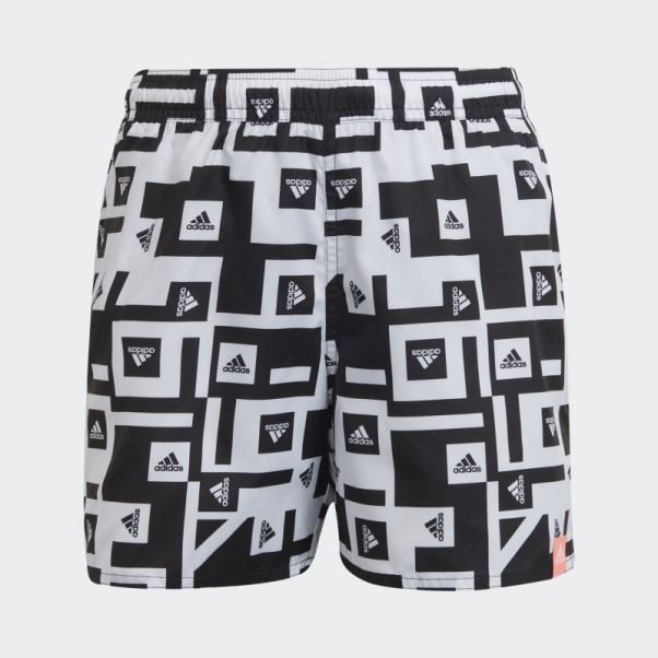 Short De Bain Graphique Adidas Must Have Noir