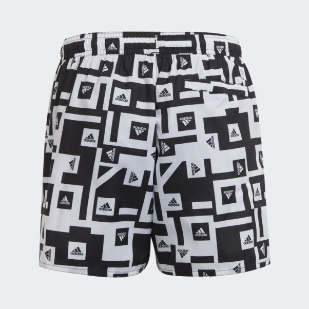 Short De Bain Graphique Adidas Must Have Noir