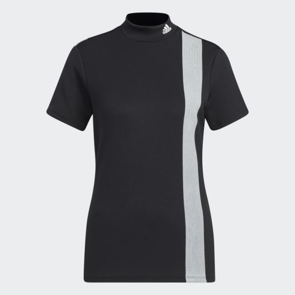 Aeroready 3-bar Mock Neck Shirt Adidas Noir