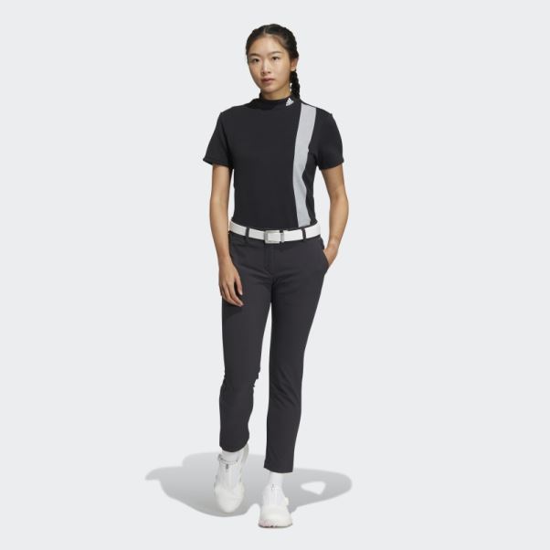 Aeroready 3-bar Mock Neck Shirt Adidas Noir