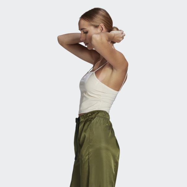 Haut élastique Adidas Blanc