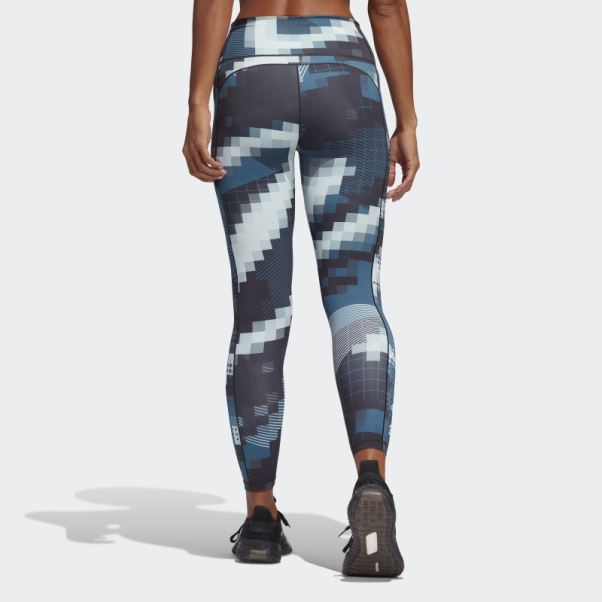 Collant Adidas X Peloton Vert Menthe