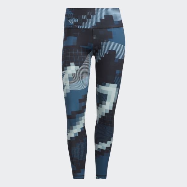 Collant Adidas X Peloton Vert Menthe