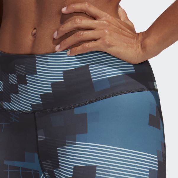 Collant Adidas X Peloton Vert Menthe