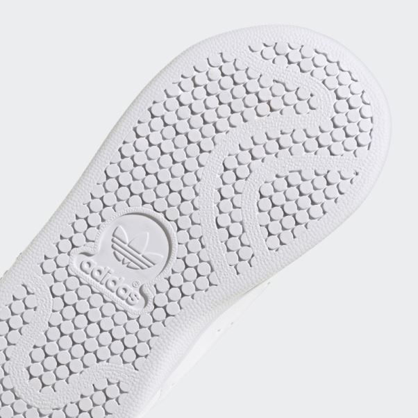 Chaussures Adidas Stan Smith Mode Argent