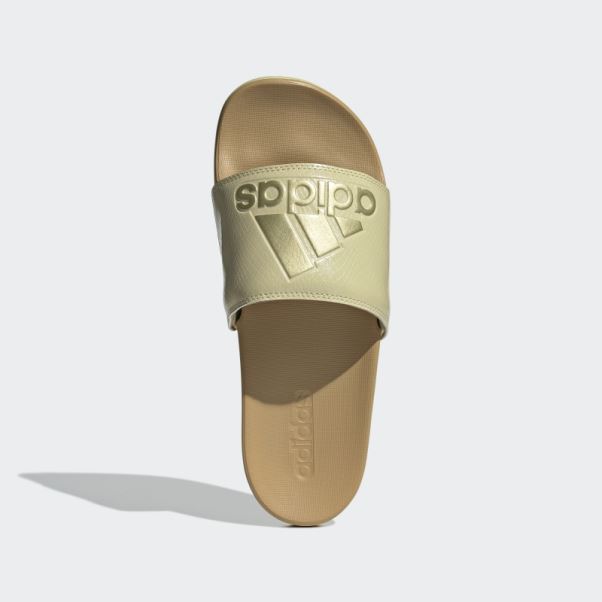 Claquettes Adidas Adilette Confort Beige Sable