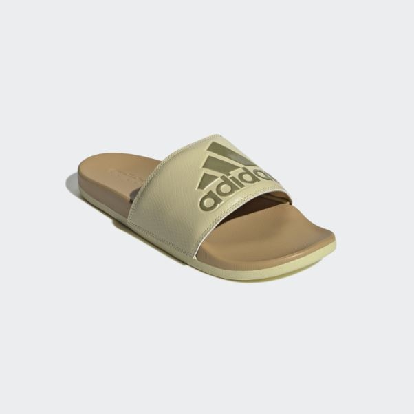 Claquettes Adidas Adilette Confort Beige Sable