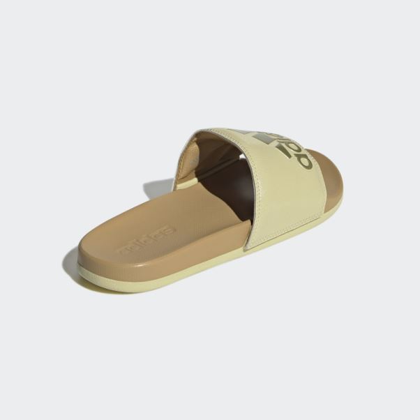 Claquettes Adidas Adilette Confort Beige Sable
