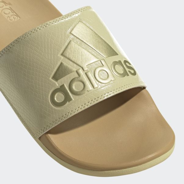 Claquettes Adidas Adilette Confort Beige Sable