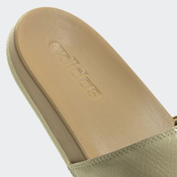 Claquettes Adidas Adilette Confort Beige Sable