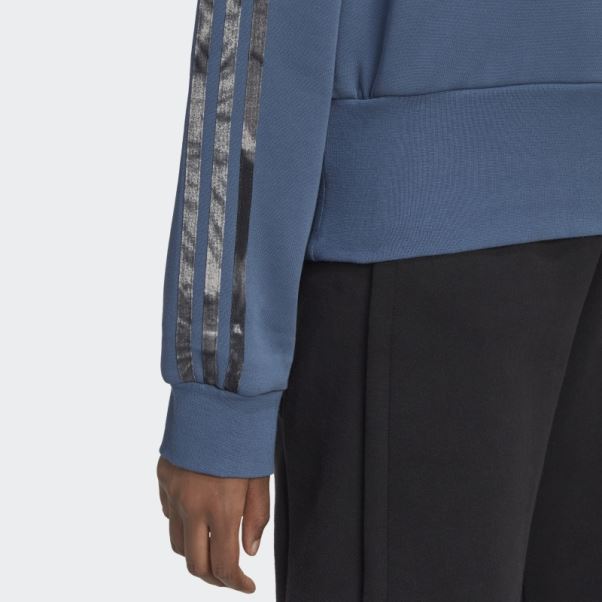 Sweat à Capuche Imprimé Adidas Steel