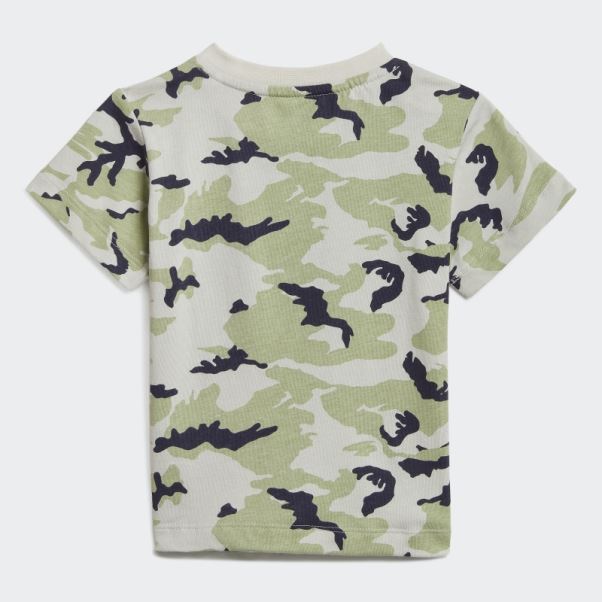 Tee Shirt Orbite Gris Camo Adidas