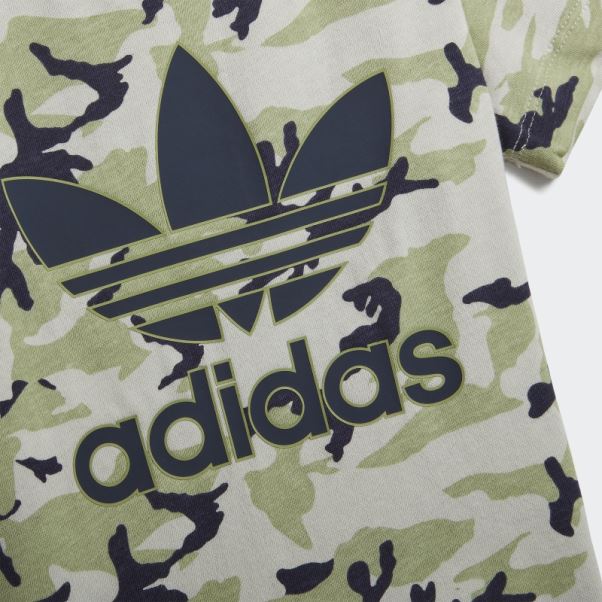 Tee Shirt Orbite Gris Camo Adidas