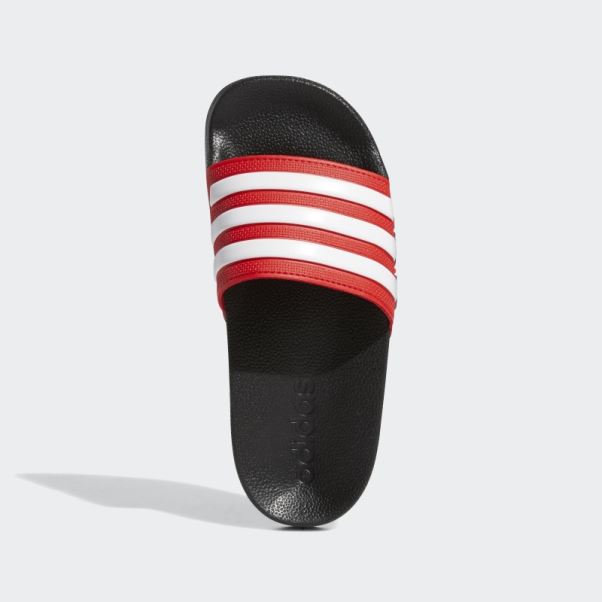 Claquettes De Douche Adidas Adilette Rouges