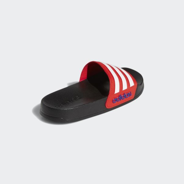 Claquettes De Douche Adidas Adilette Rouges