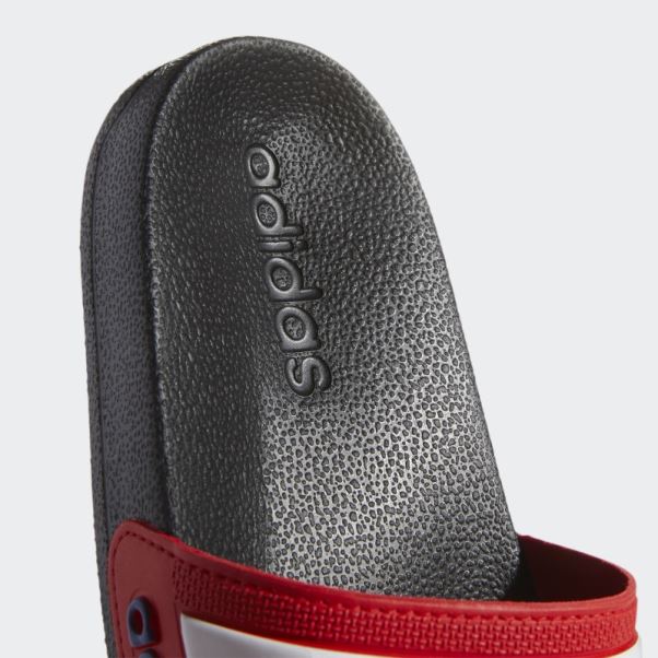 Claquettes De Douche Adidas Adilette Rouges