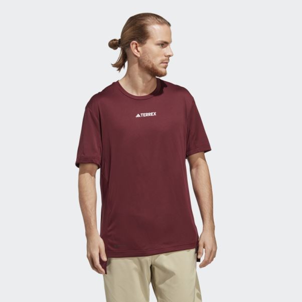 Adidas Terrex Multi T-shirt Rouge