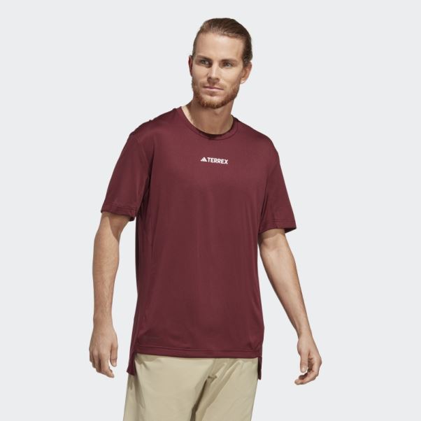 Adidas Terrex Multi T-shirt Rouge