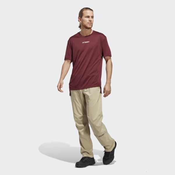 Adidas Terrex Multi T-shirt Rouge