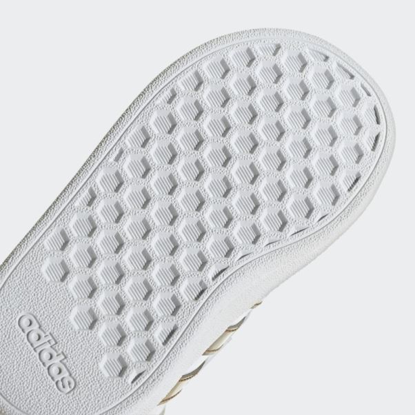 Chaussures à Scratch Adidas Grand Court Lifestyle Court Blanc