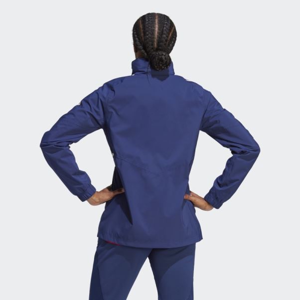 Veste De Pluie Adidas Bleu Foncé Italy Condivo 23