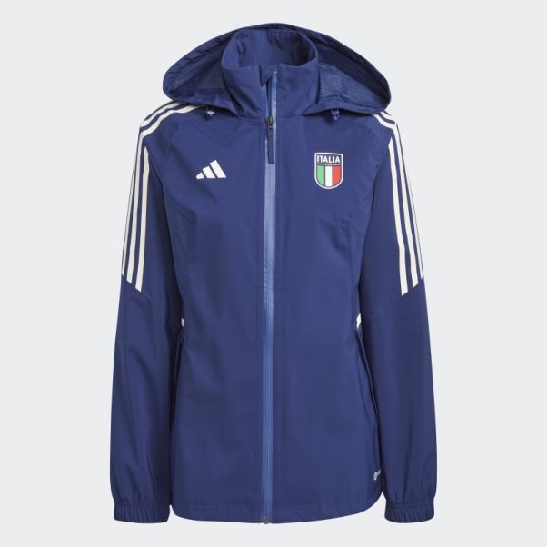 Veste De Pluie Adidas Bleu Foncé Italy Condivo 23