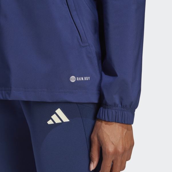 Veste De Pluie Adidas Bleu Foncé Italy Condivo 23