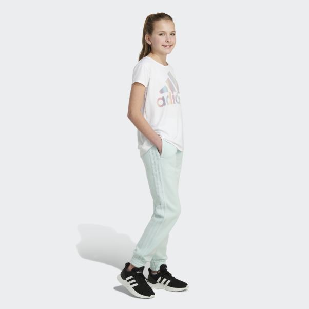 Jogging Polaire 3 Bandes Adidas Bleu