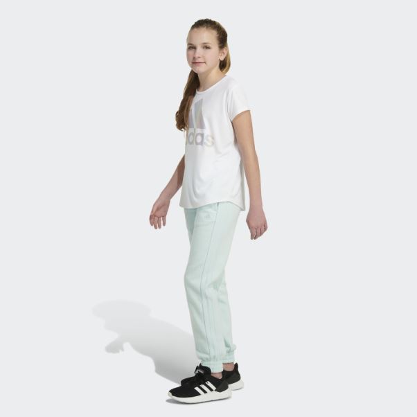 Jogging Polaire 3 Bandes Adidas Bleu