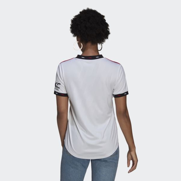 Maillot Extérieur Manchester United 22/23 Adidas Blanc