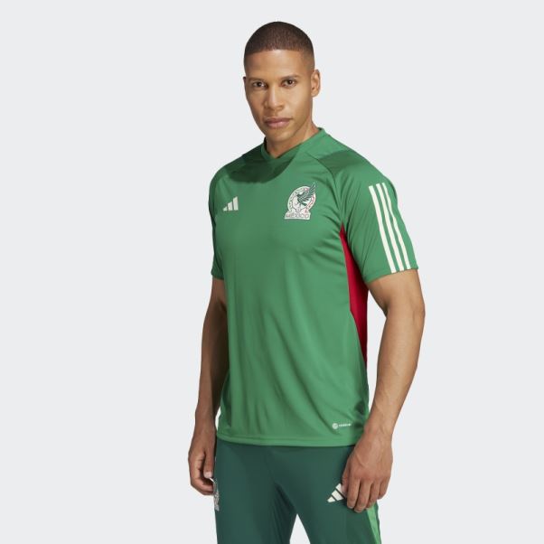 Maillot D'entrainement Adidas Mexico Tiro 23 Vert