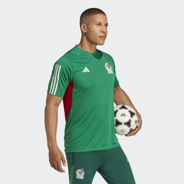 Maillot D'entrainement Adidas Mexico Tiro 23 Vert