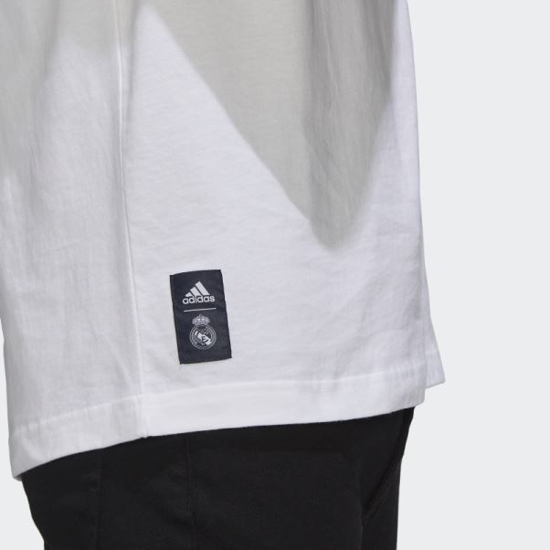 Adidas T-shirt Graphique Real Madrid Blanc