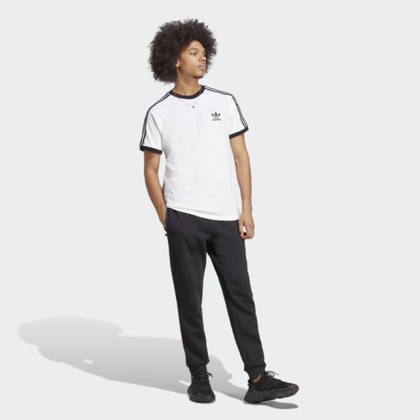 T-shirt à 3 Bandes Adidas Adicolor Classics Blanc