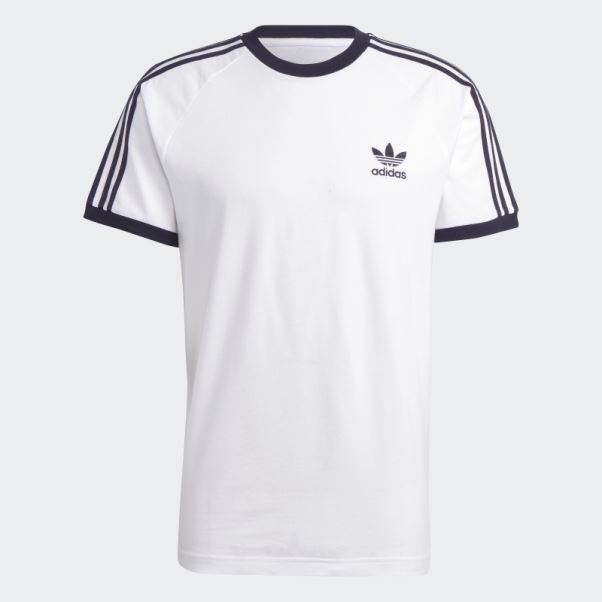 T-shirt à 3 Bandes Adidas Adicolor Classics Blanc