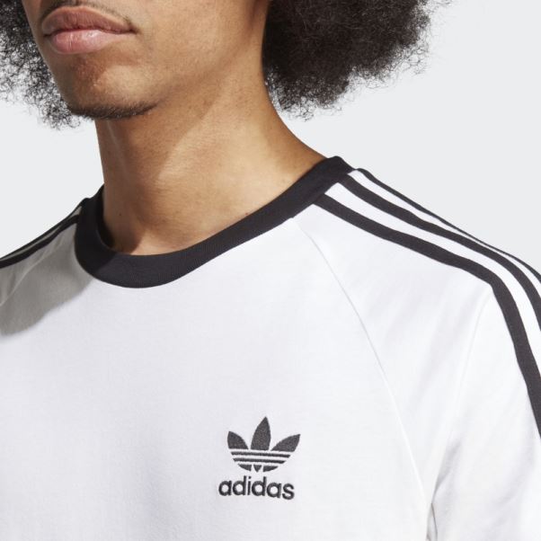 T-shirt à 3 Bandes Adicolor Classics Blanc Adidas