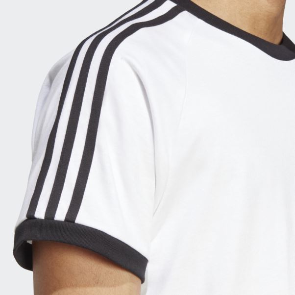 T-shirt à 3 Bandes Adicolor Classics Blanc Adidas
