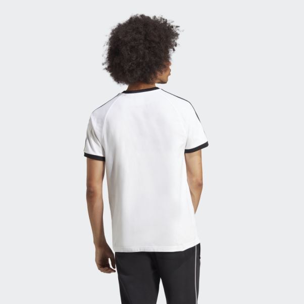 T-shirt Adicolor Classics 3 Bandes Blanc Adidas