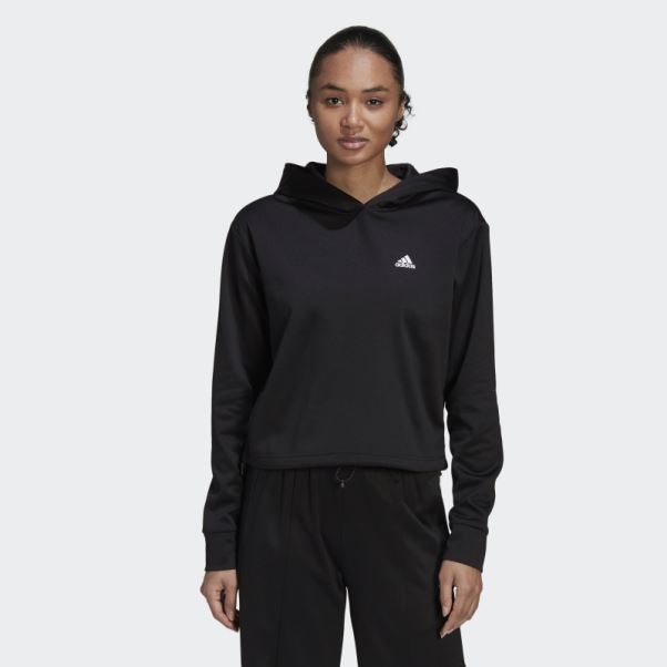 Sweat à Capuche Adidas Aeroready Noir